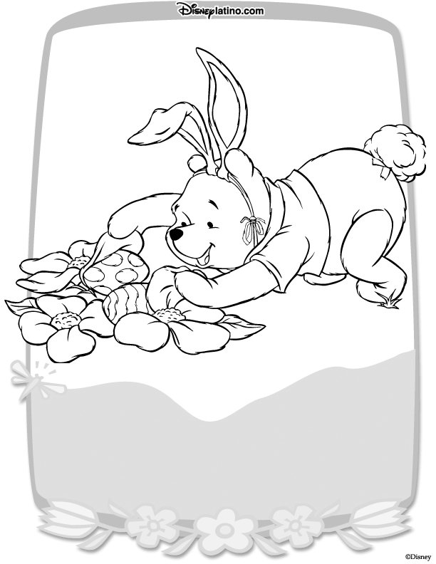 Kidsnfun Kleurplaat Pasen met Disney Pasen met Disney